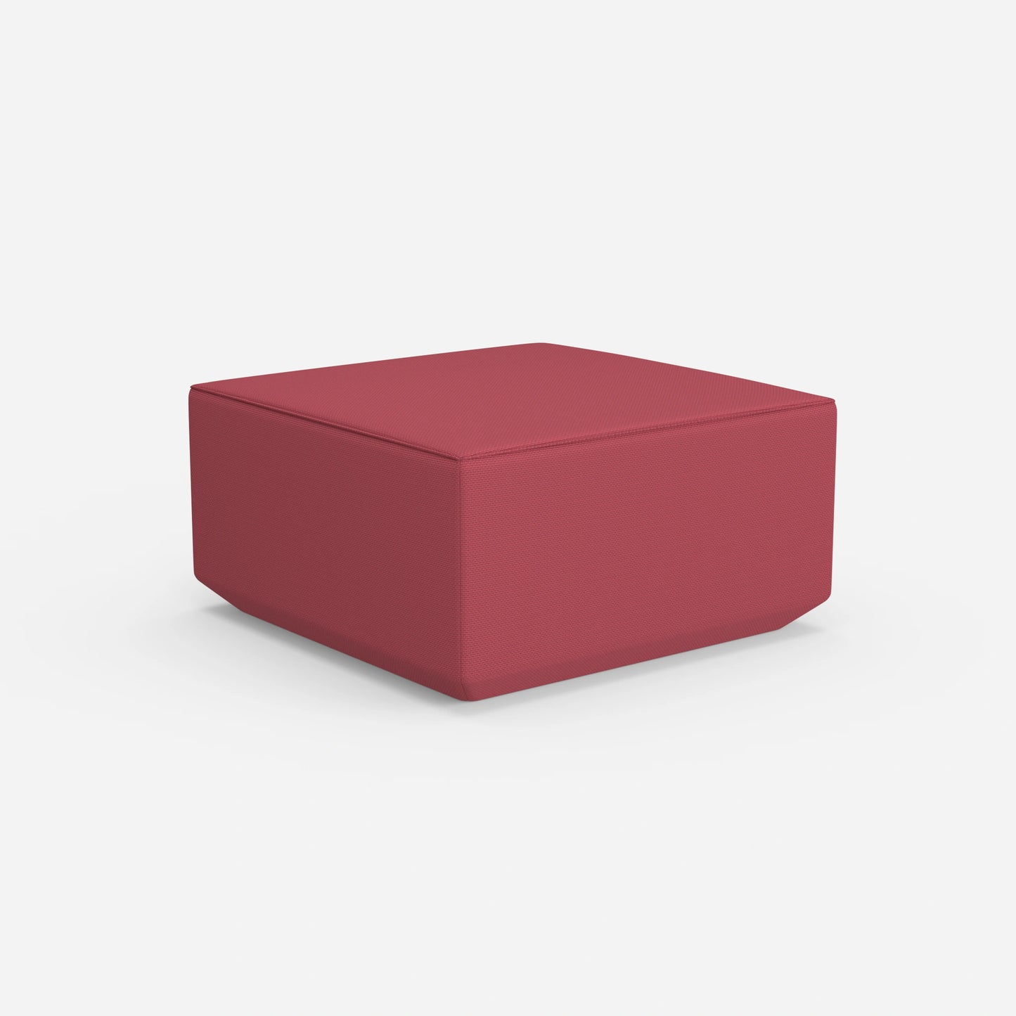 Seat pouf pink from behind