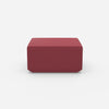 Seat pouf pink from the front