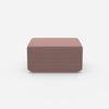 Seat pouf pink from the front