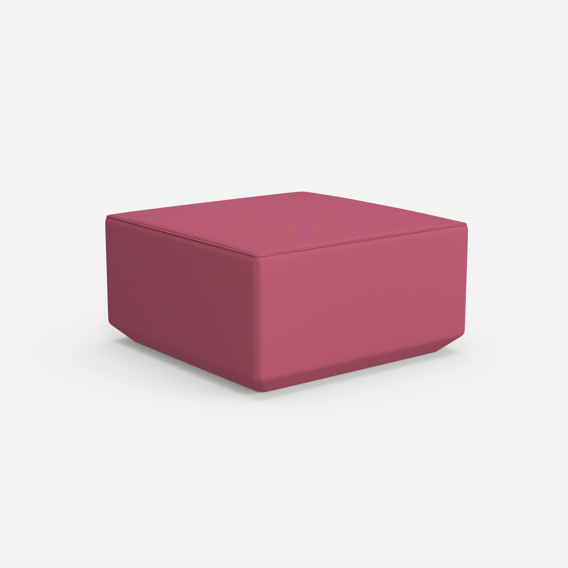 Seat pouf pink from behind