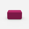 Seat pouf pink from the front