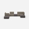 U-shaped sofa landscape from the front