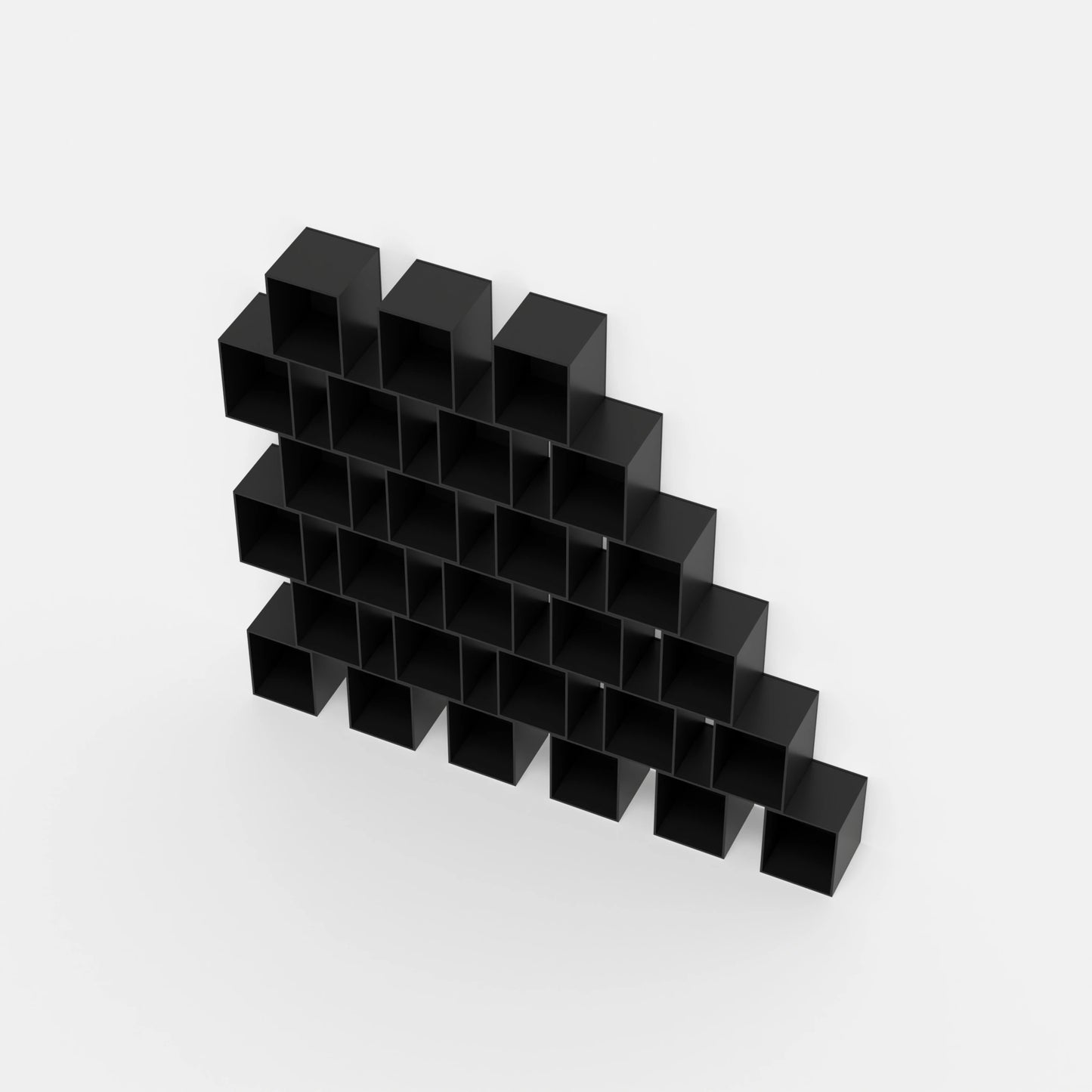 Staircase shelf RK252 from above