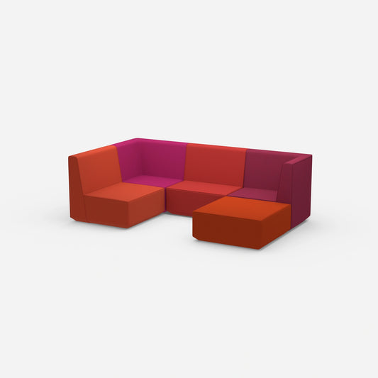 Living area configurable from the side