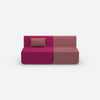 2 places rose vue de face