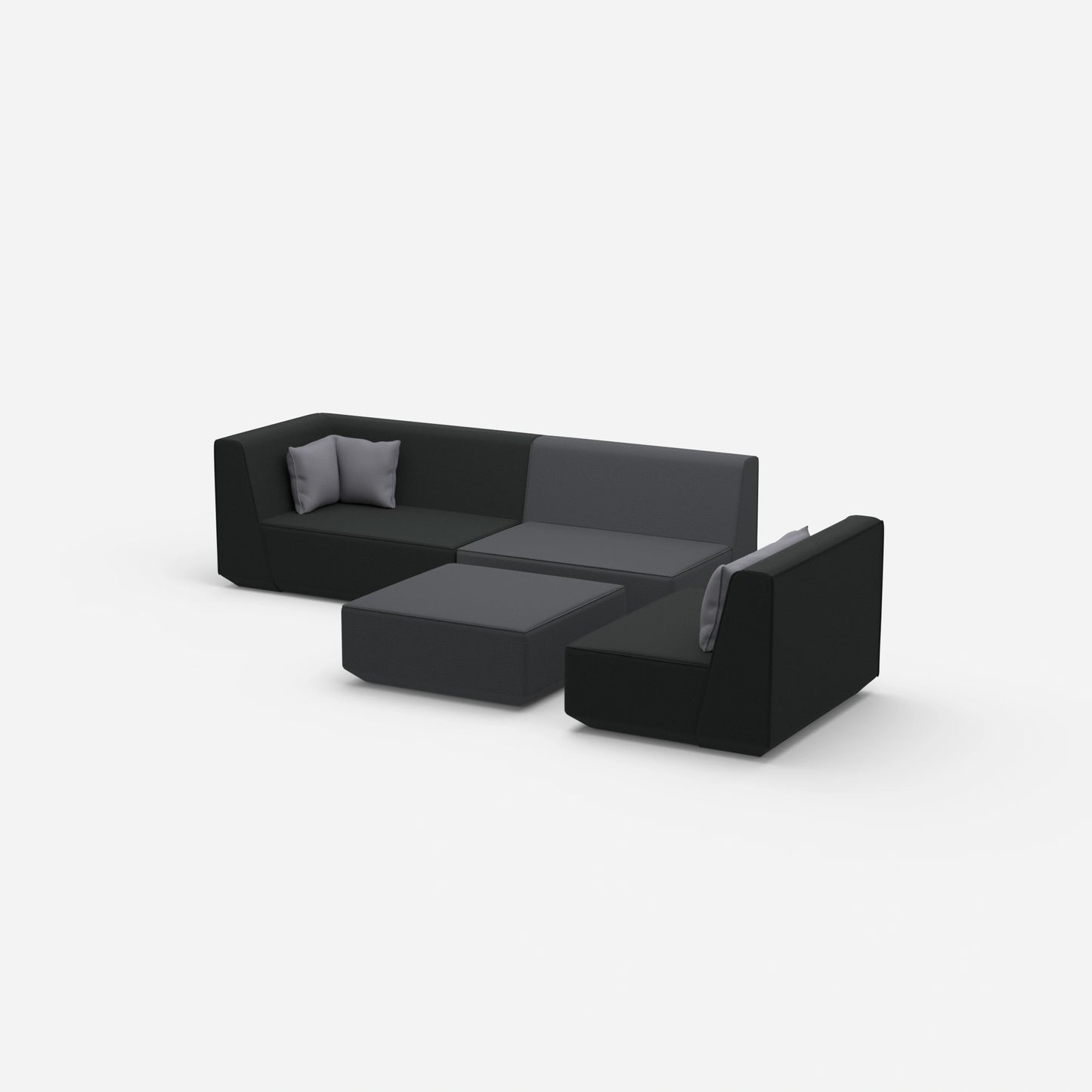 3 places avec fauteuil de côté