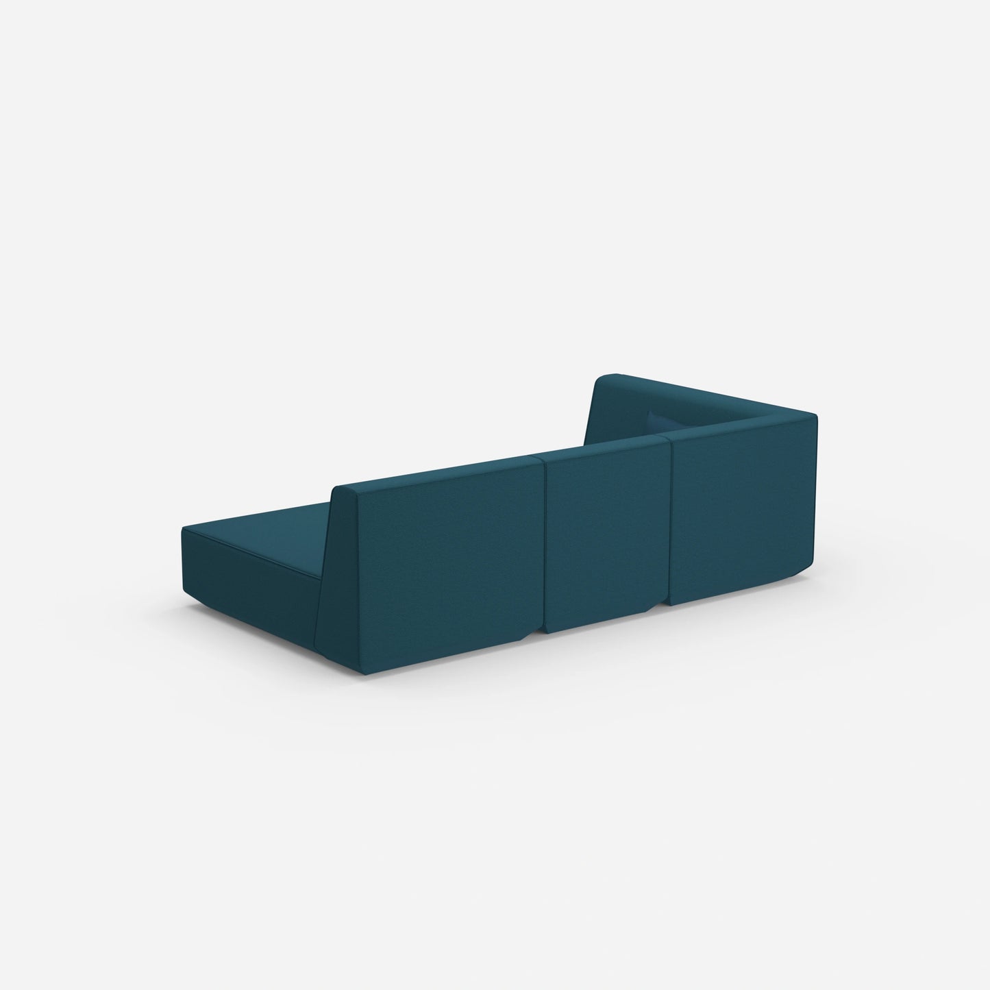 Canapé 3 places modulable avec fonction couchage arrière