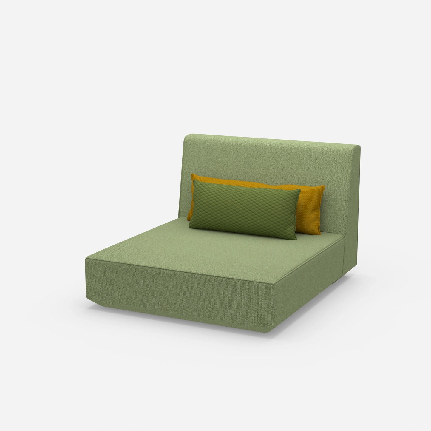 Largeur de la chaise longue 120 cm de côté