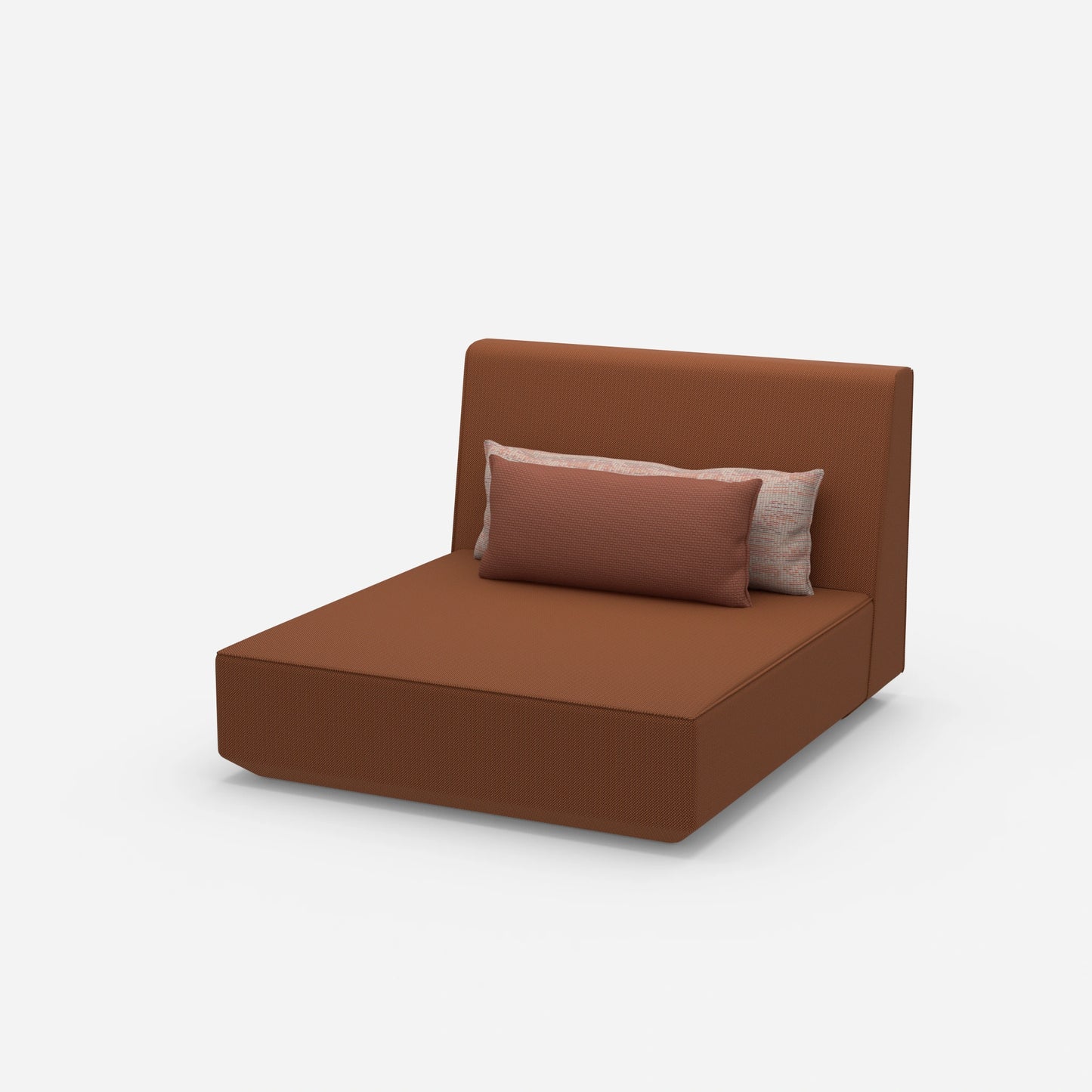 Largeur de la chaise longue 120 cm de côté
