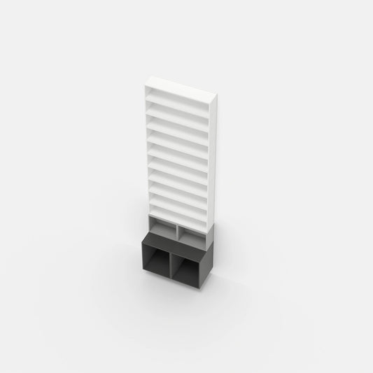 Étagère à CD RK1074 vue du dessus