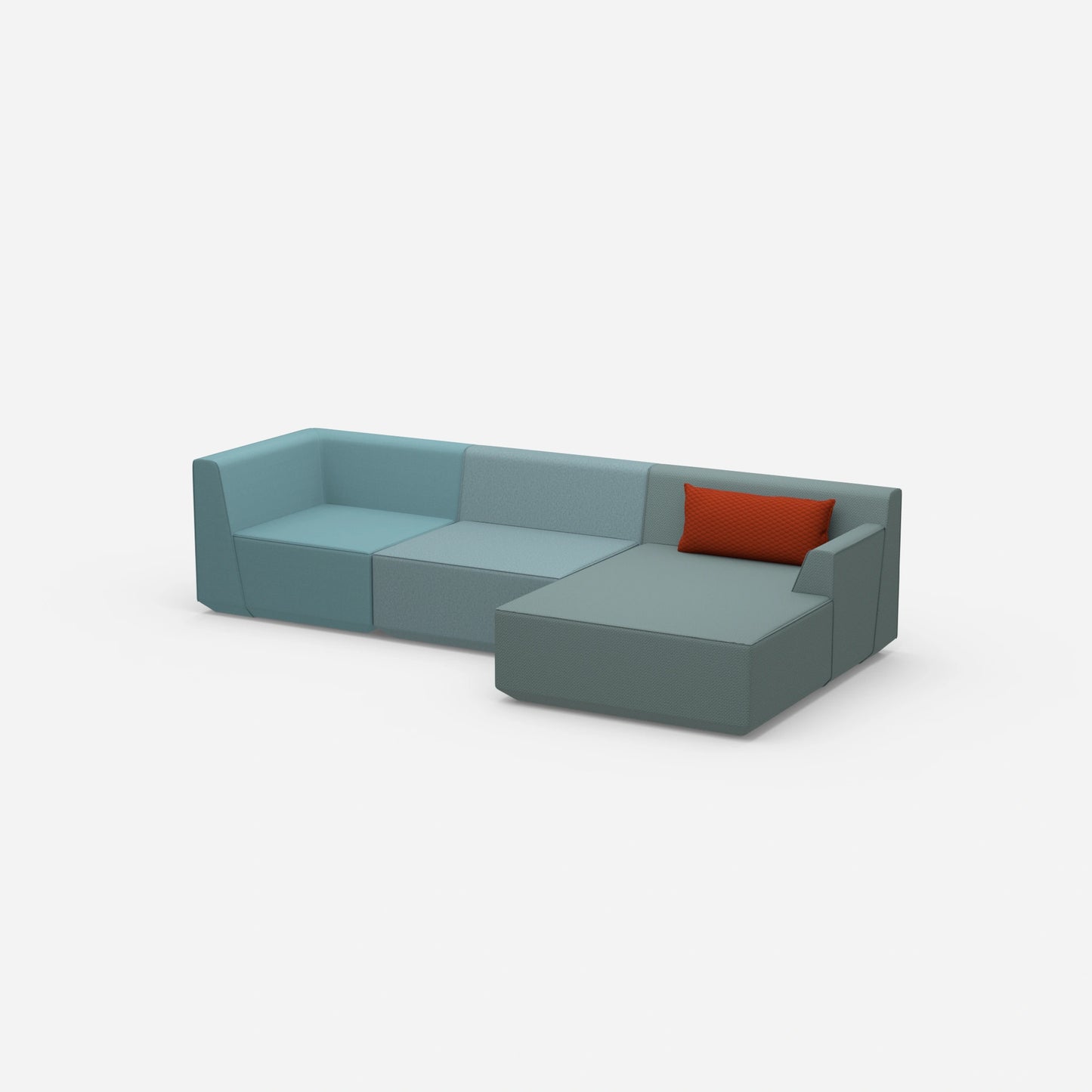 Canapé d'angle moderne 320 cm de large de côté
