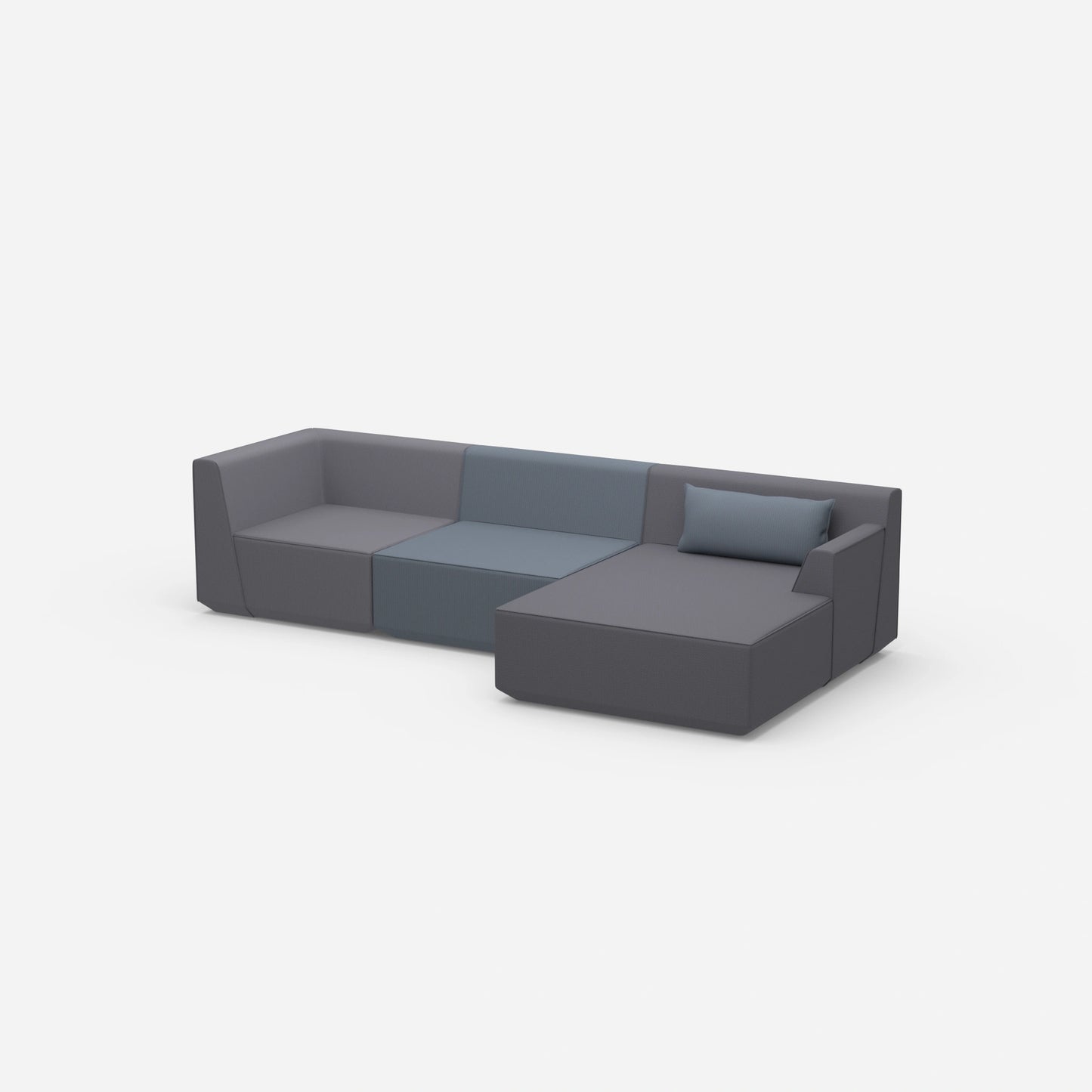 Canapé d'angle moderne 320 cm de large de côté