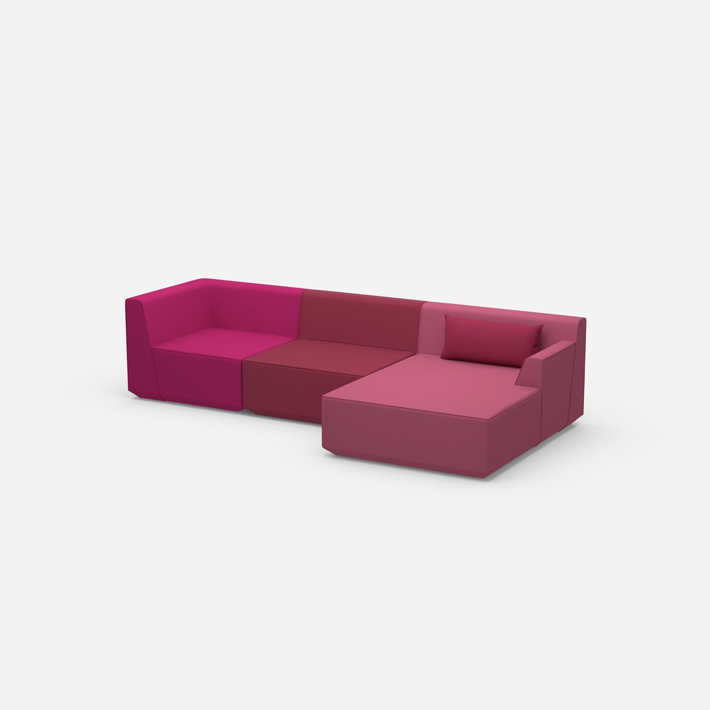 Canapé d'angle moderne 320 cm de large de côté