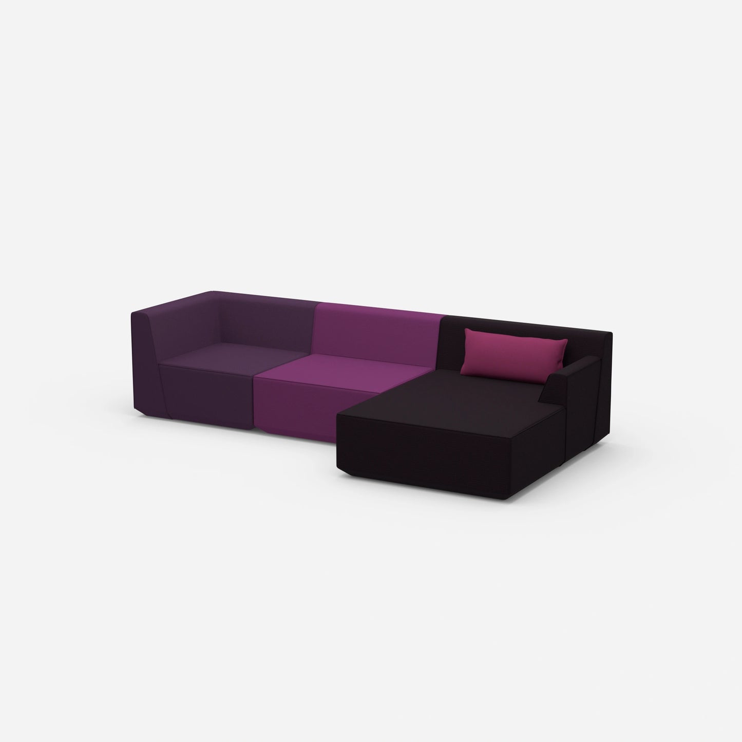 Canapé d'angle moderne 320 cm de large de côté