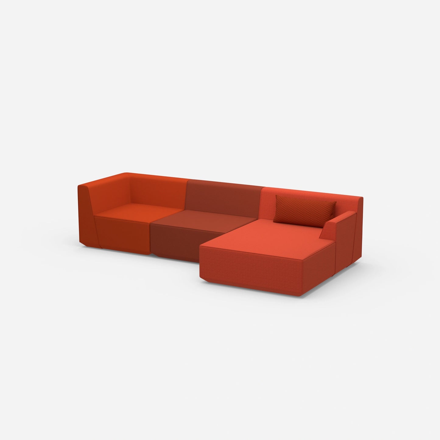 Canapé d'angle moderne 320 cm de large de côté