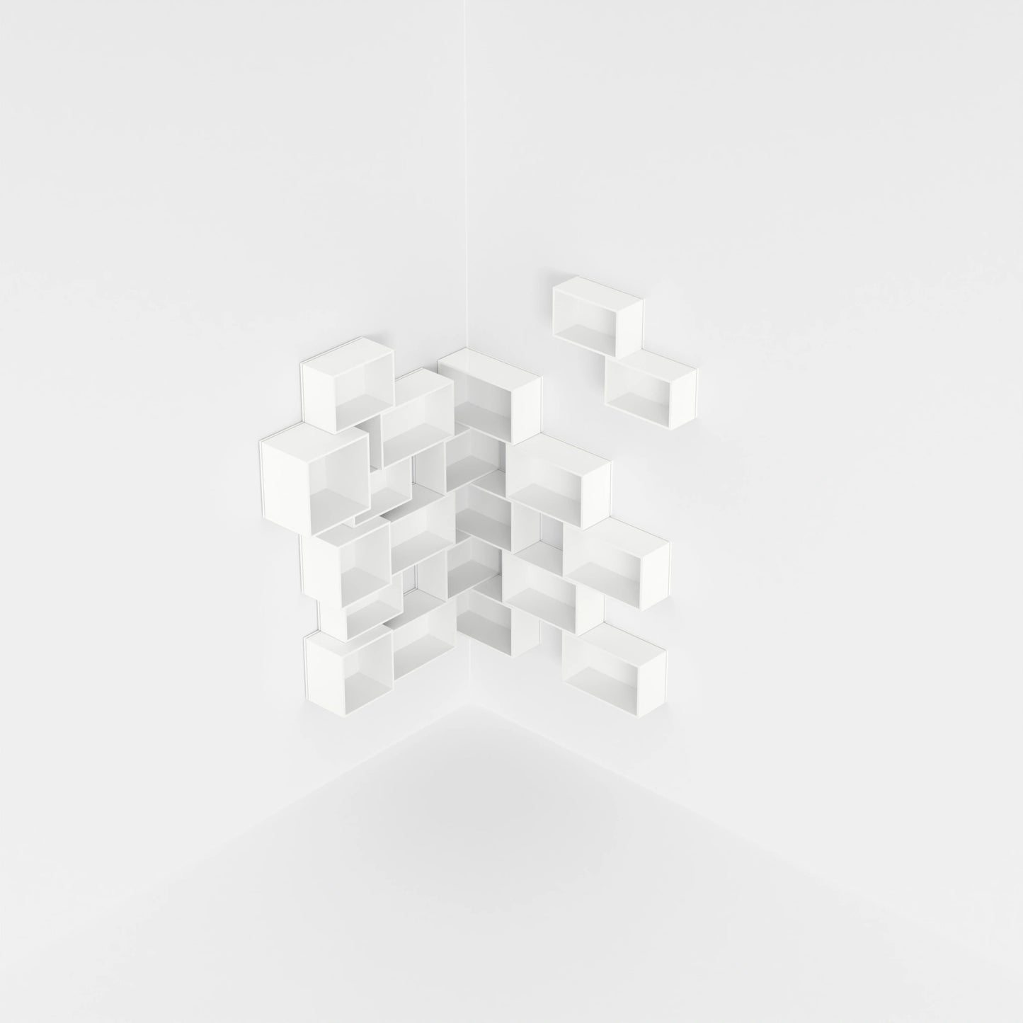 Étagère d'angle RK018 par le haut