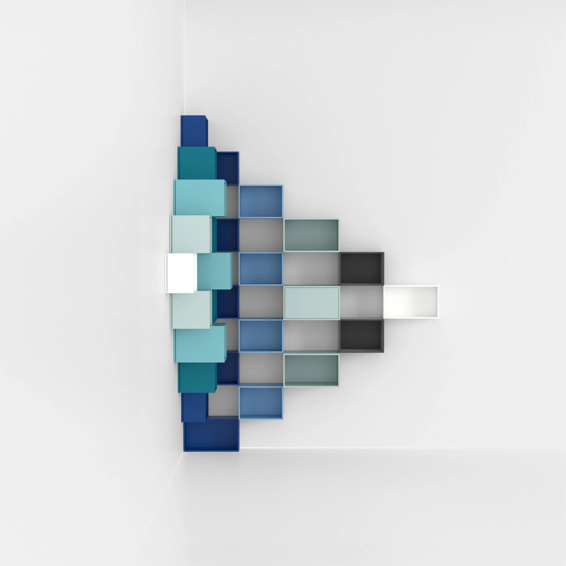 Étagère d'angle RK1040 du côté droit
