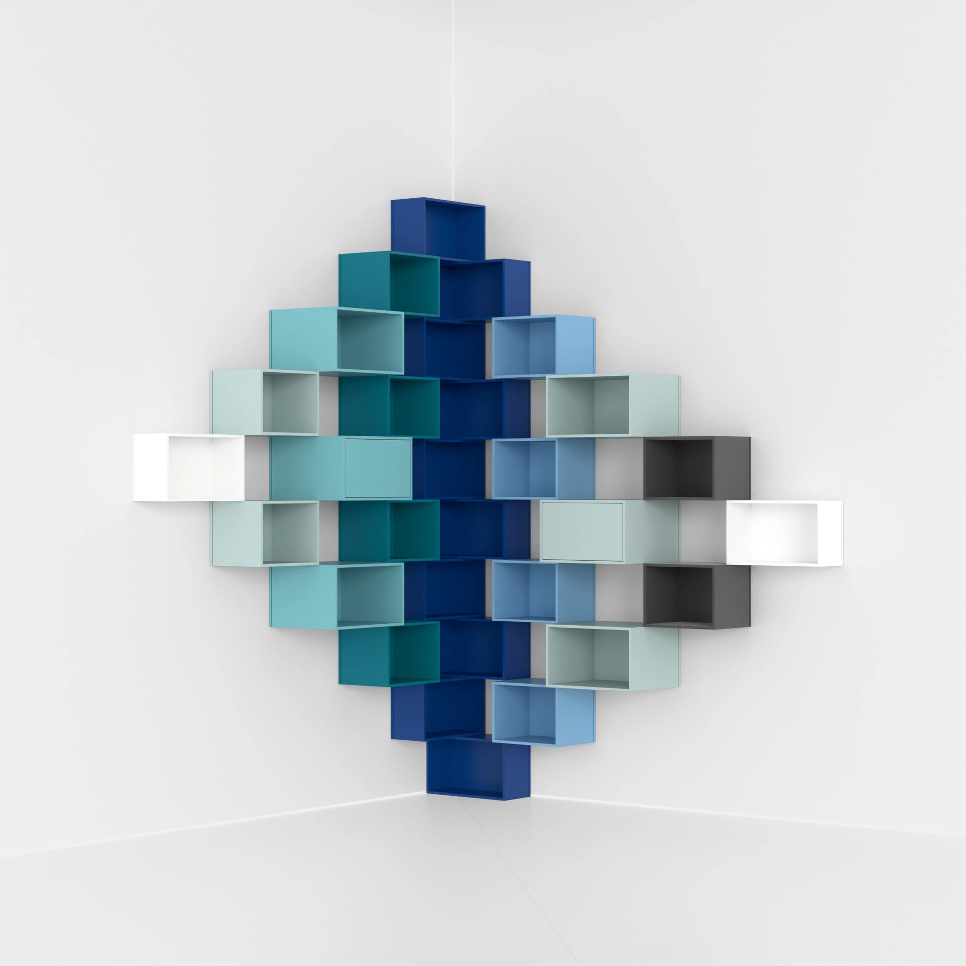 Étagère d'angle RK1040 de face