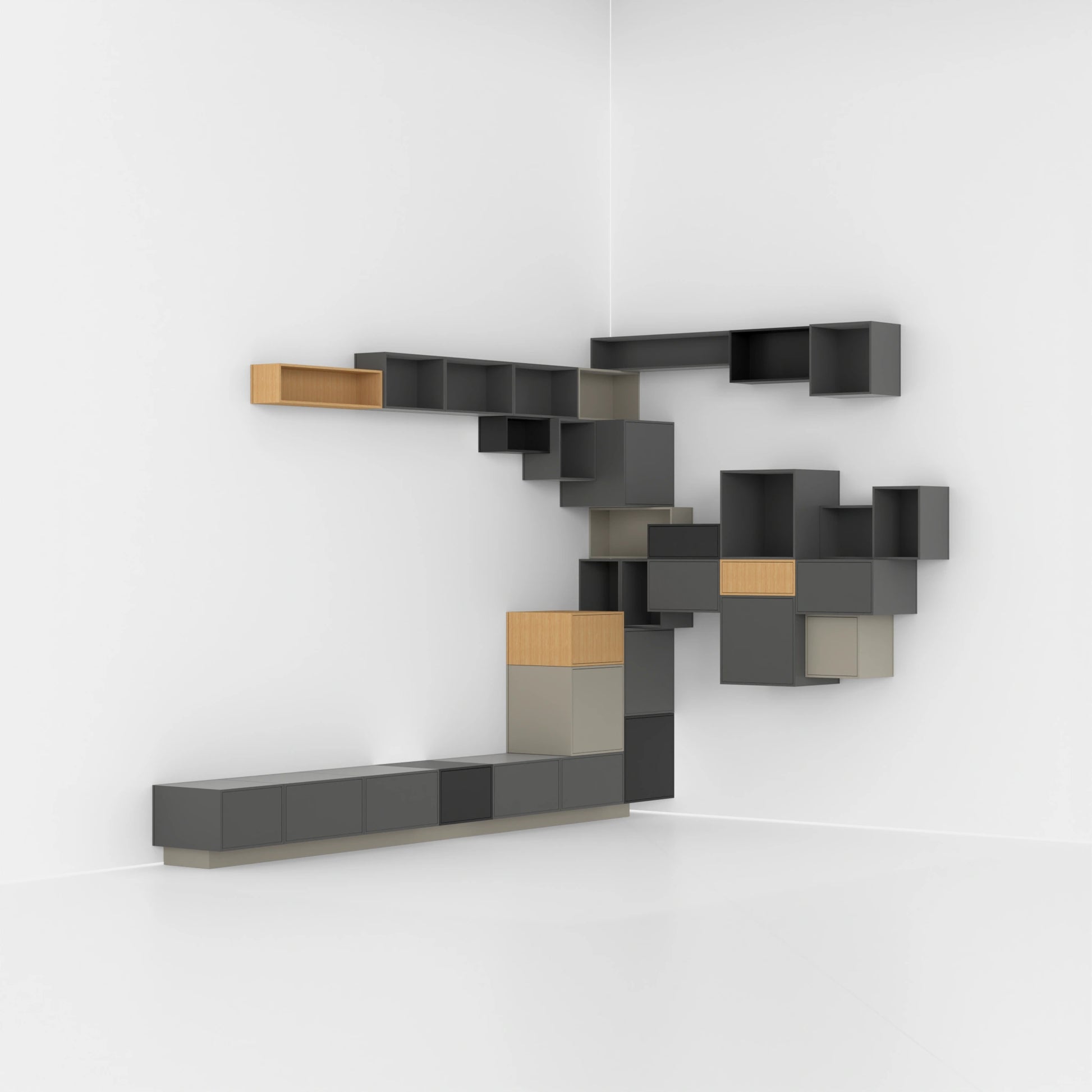 Étagère d'angle RK1061 de face