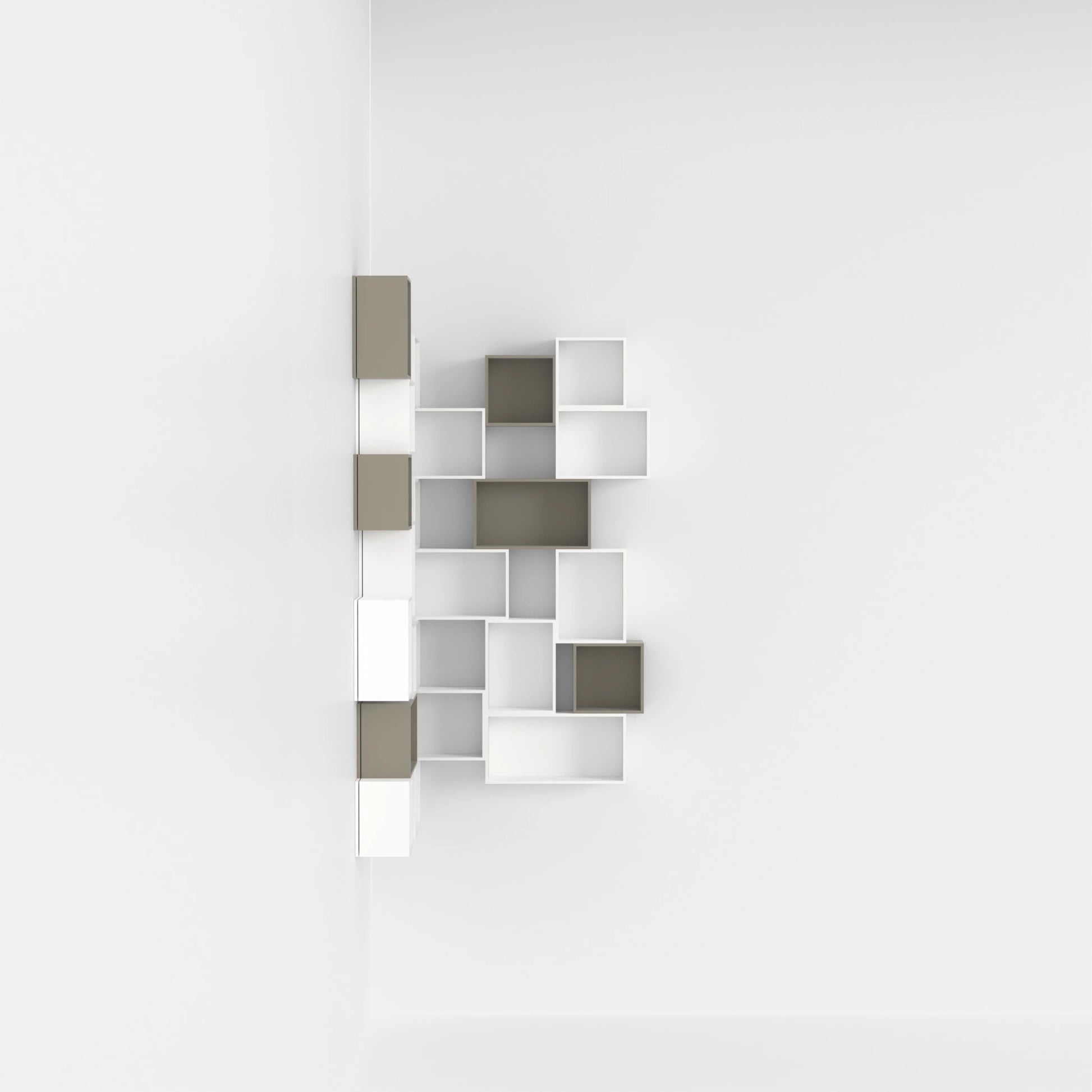 Étagère d'angle RK115 du côté droit