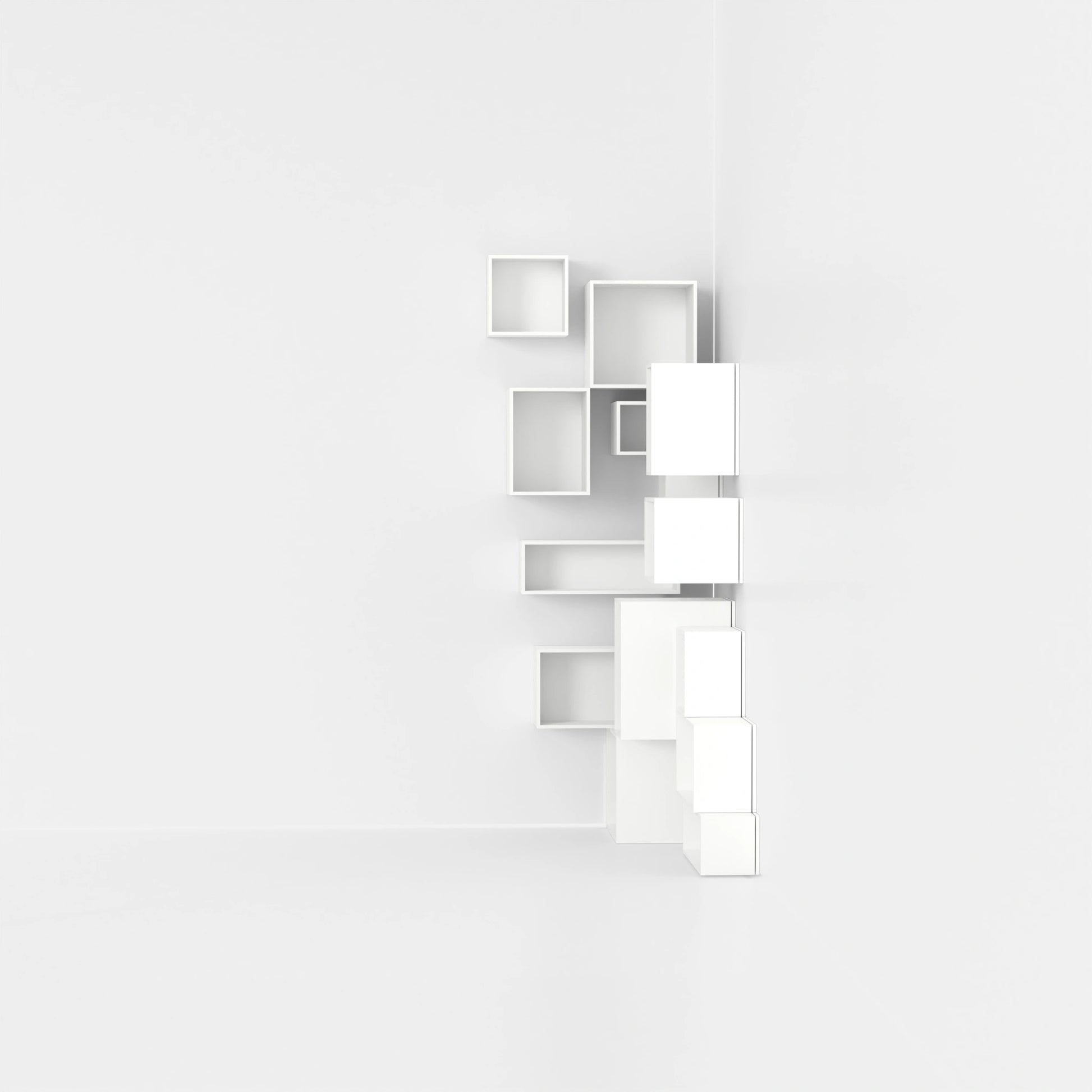 Étagère d'angle RK122 du côté gauche