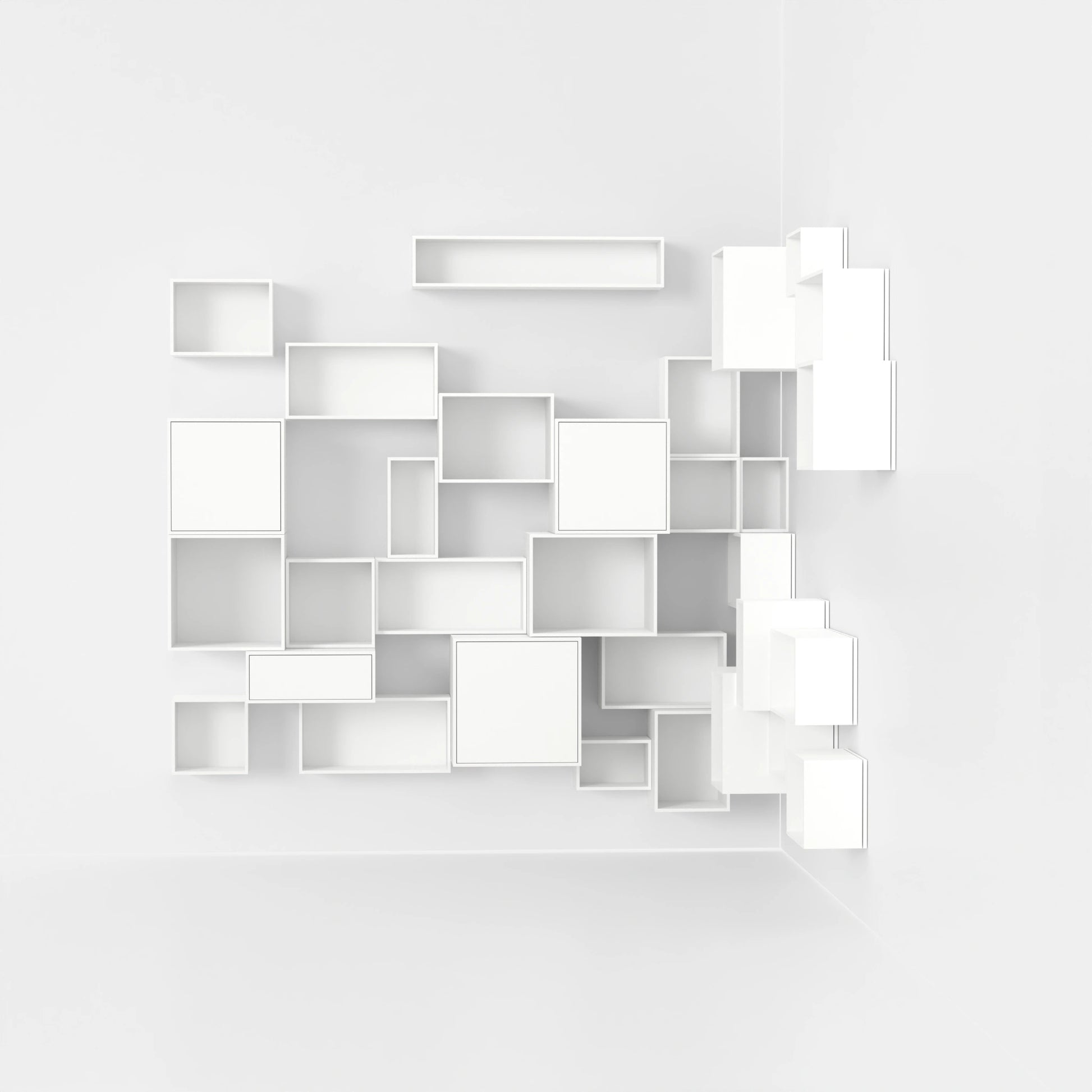 Étagère d'angle RK259 du côté gauche
