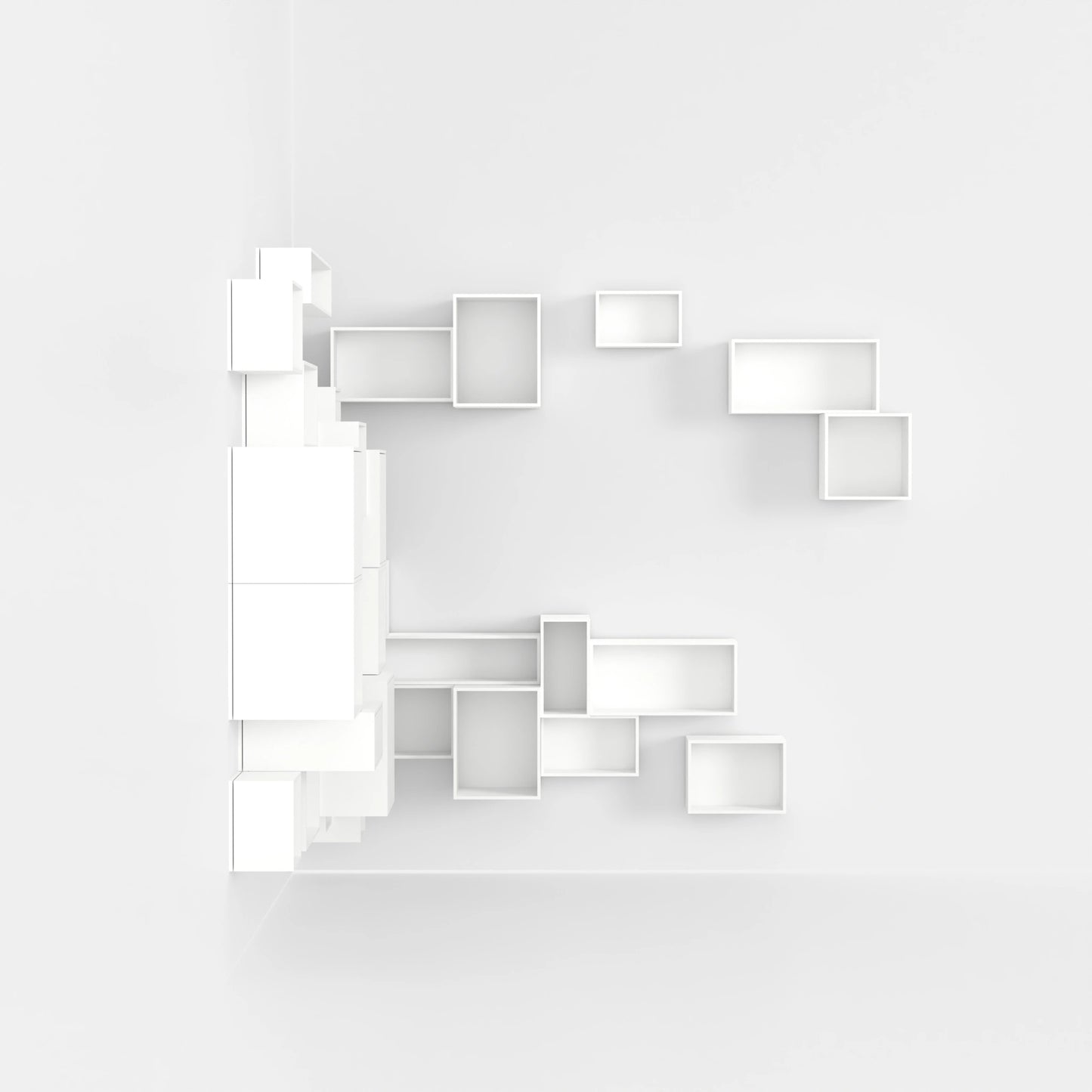 Étagère d'angle RK259 du côté droit