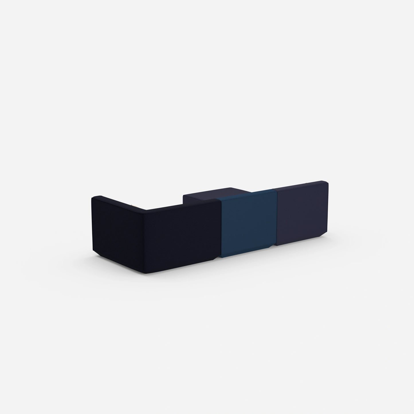 Canapé d'angle configurable par l'arrière