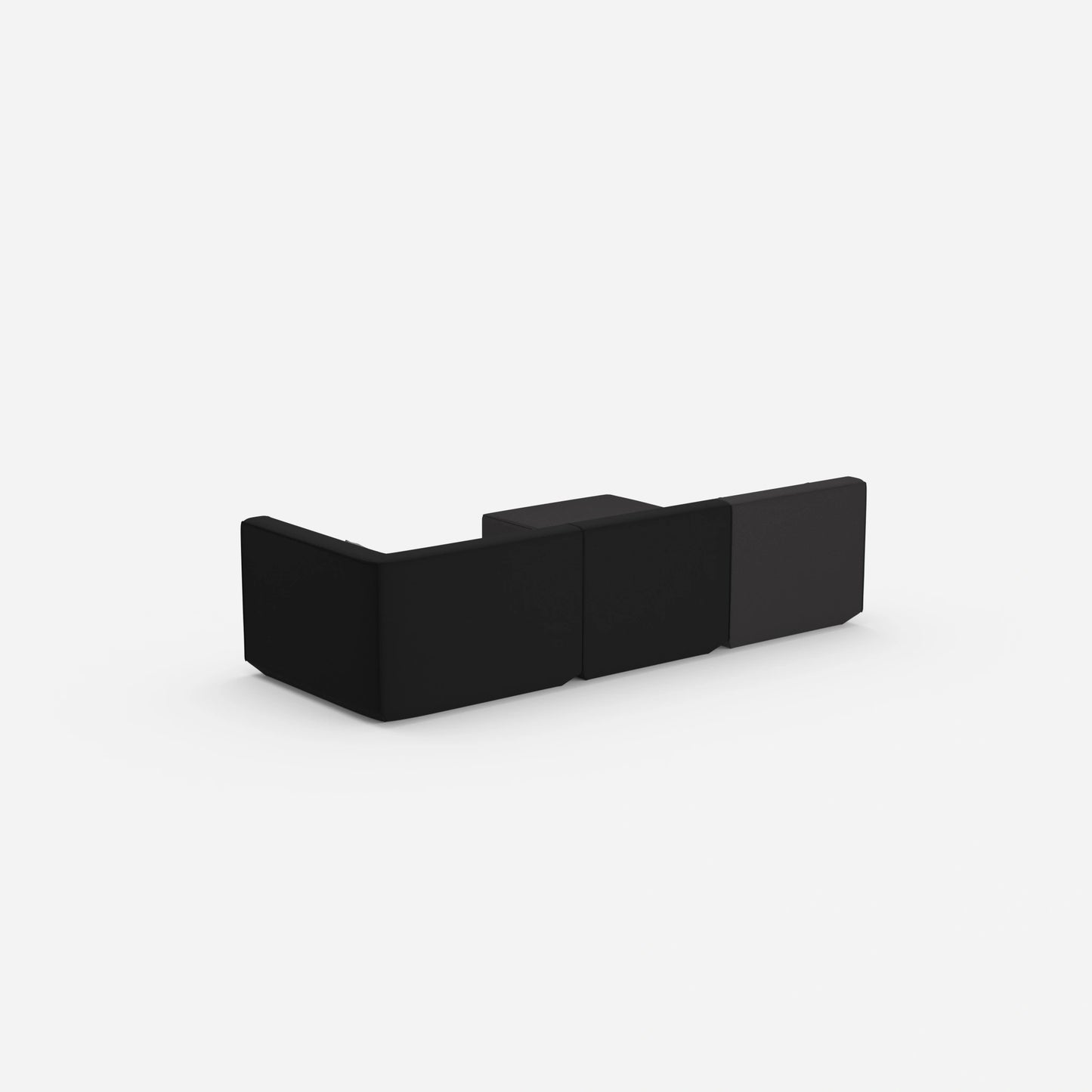 Canapé d'angle configurable par l'arrière