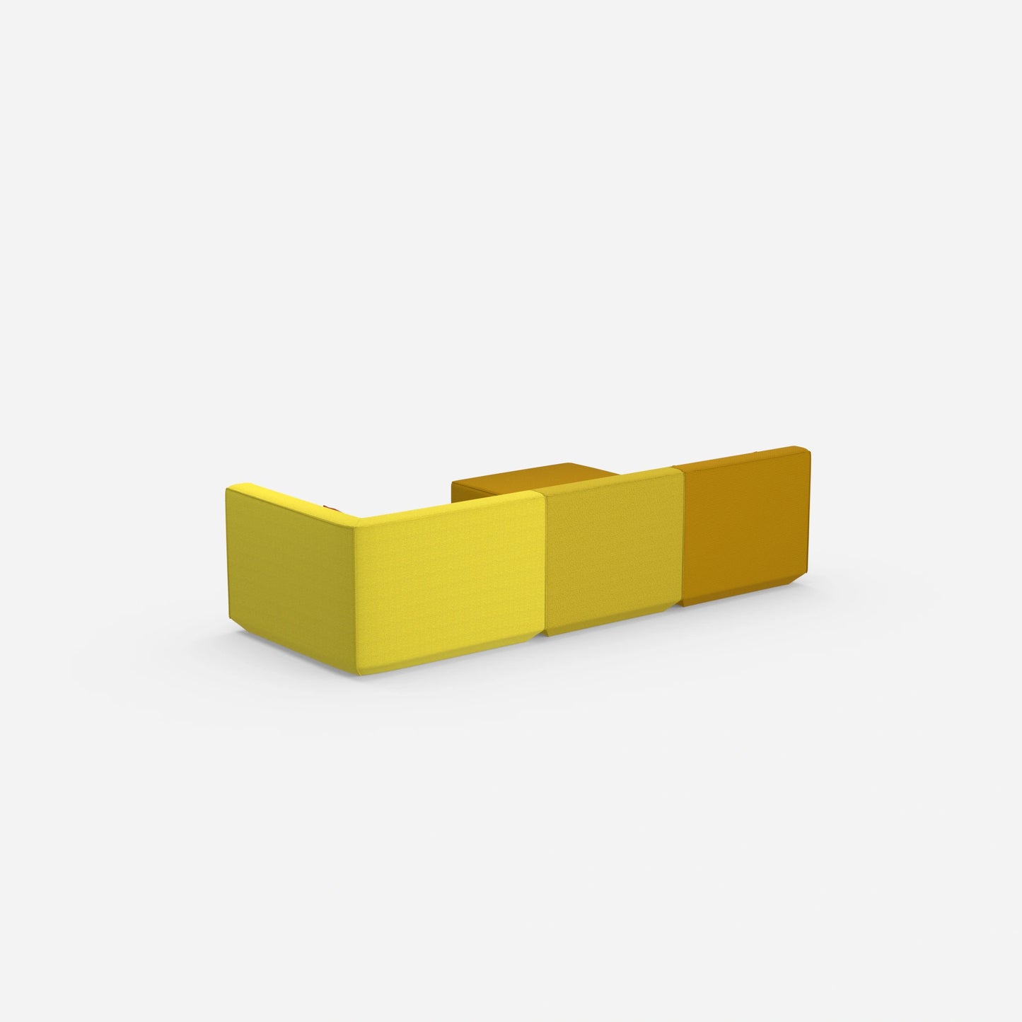 Canapé d'angle configurable par l'arrière
