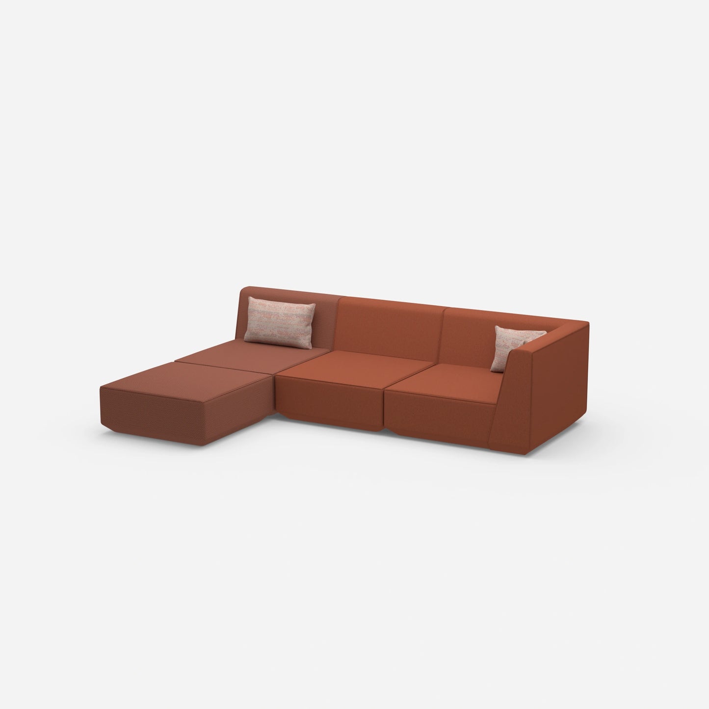 Canapé d'angle configurable par le côté