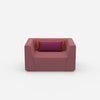 Grand fauteuil de face