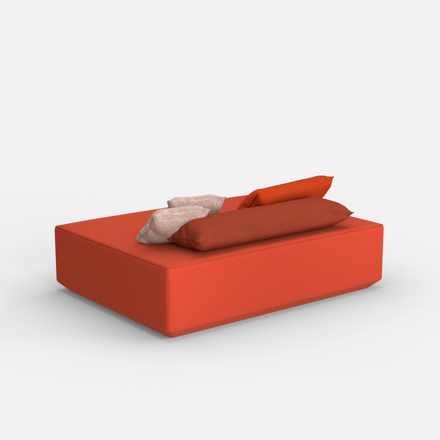Grand pouf de derrière