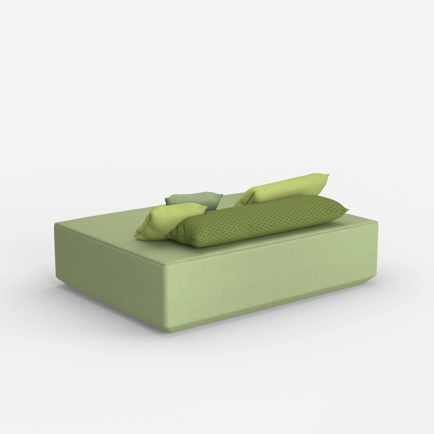 Grand pouf de derrière