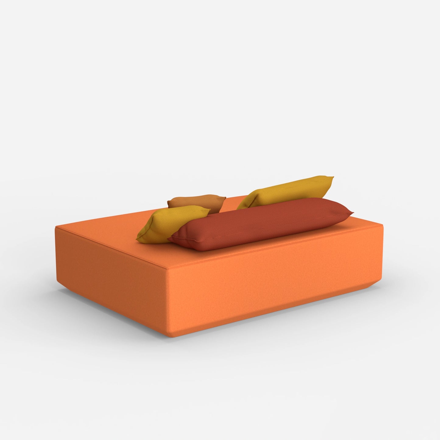 Grand pouf de derrière