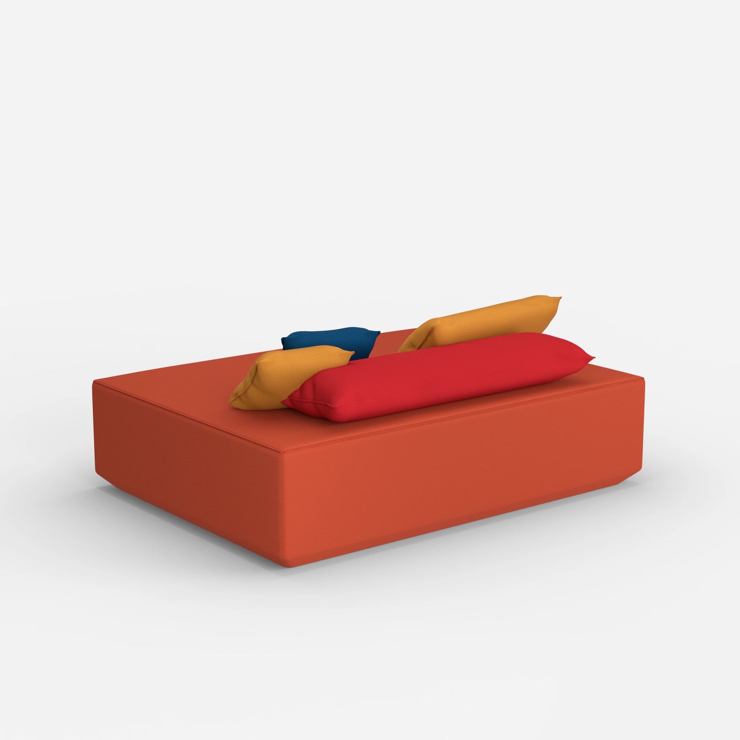 Grand pouf de derrière