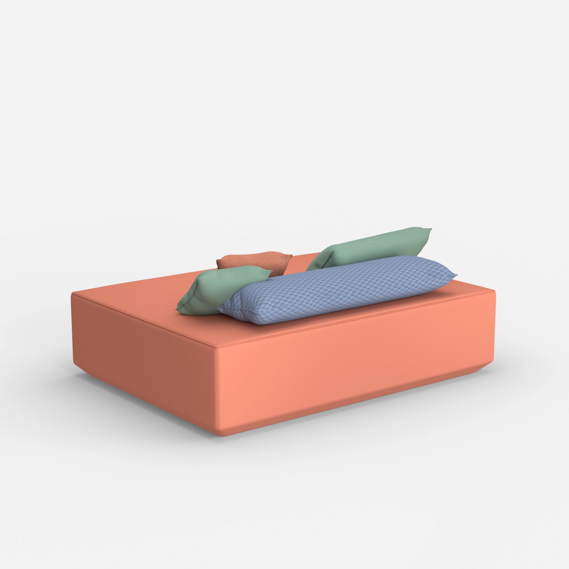 Grand pouf de derrière
