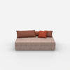 Grand module pouf vu de face