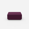Pouf violet de face