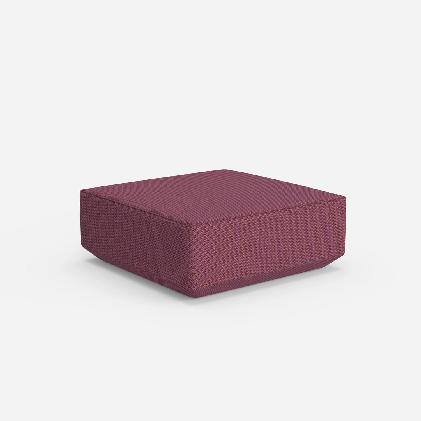 Pouf lilas de derrière
