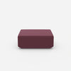 Pouf violet de face