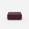 Pouf violet de face