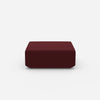 Pouf violet de face