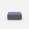 Pouf violet de face