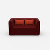 Fauteuil causeuse moderne vu de face