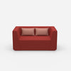 Fauteuil causeuse moderne vu de face