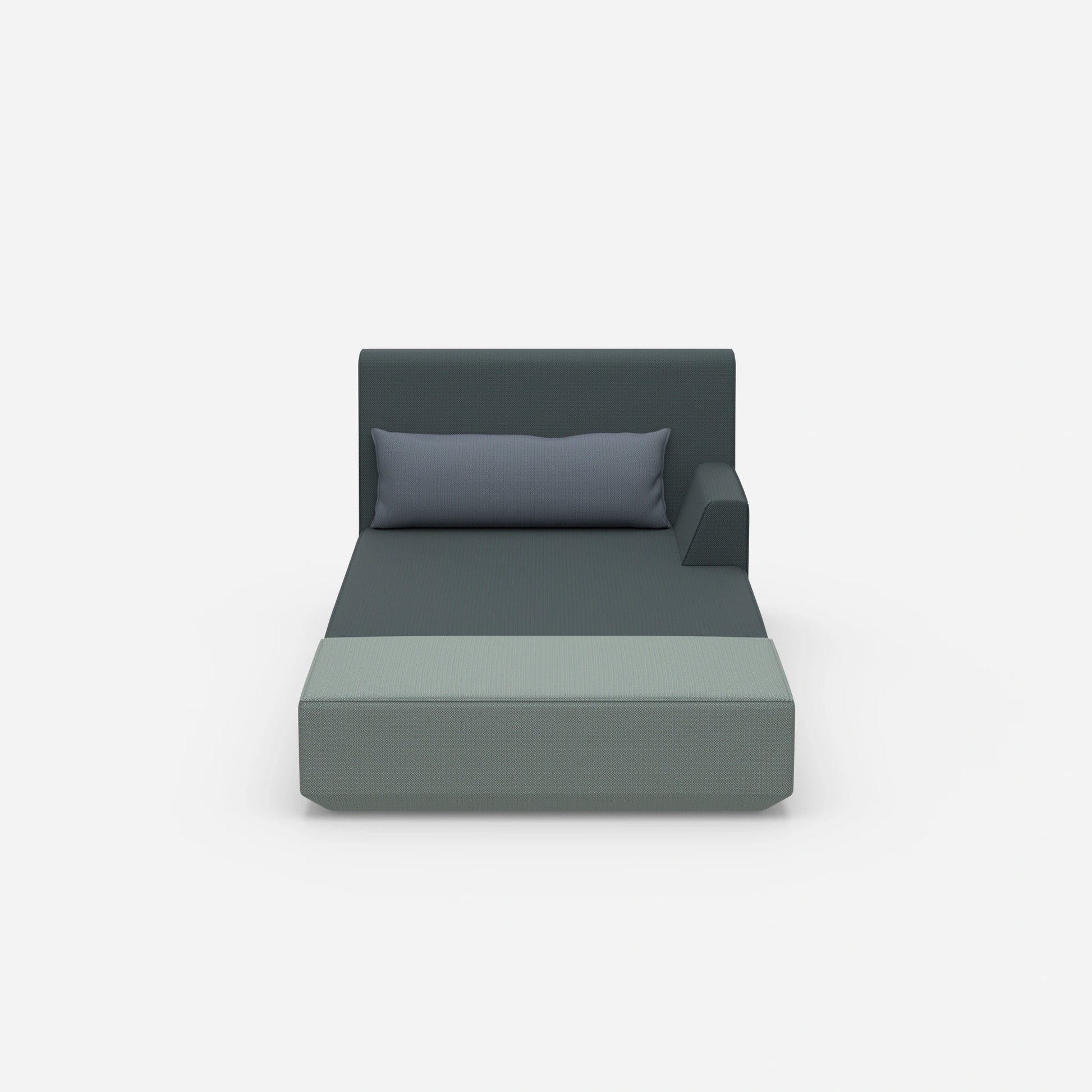 Chaise longue moderne pour dormir de face