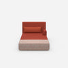 Chaise longue moderne pour dormir de face