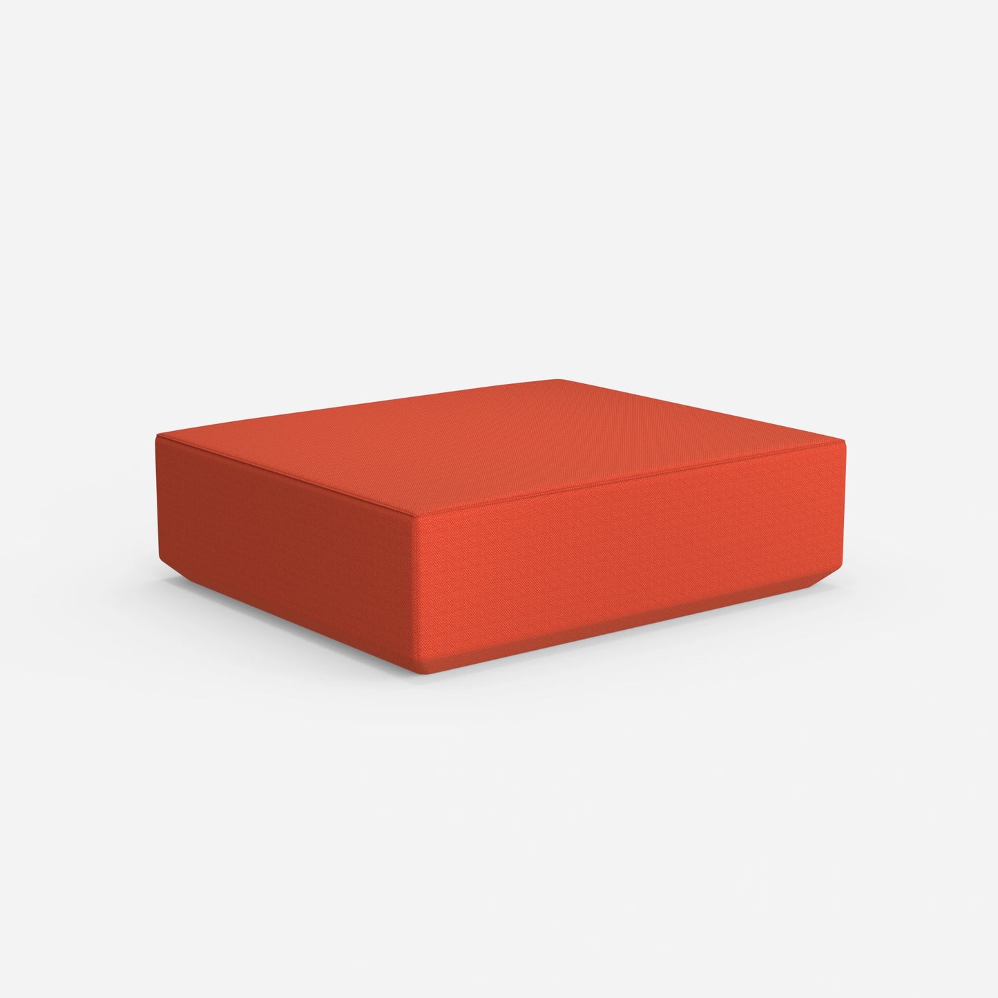 Grand pouf moderne vu de derrière