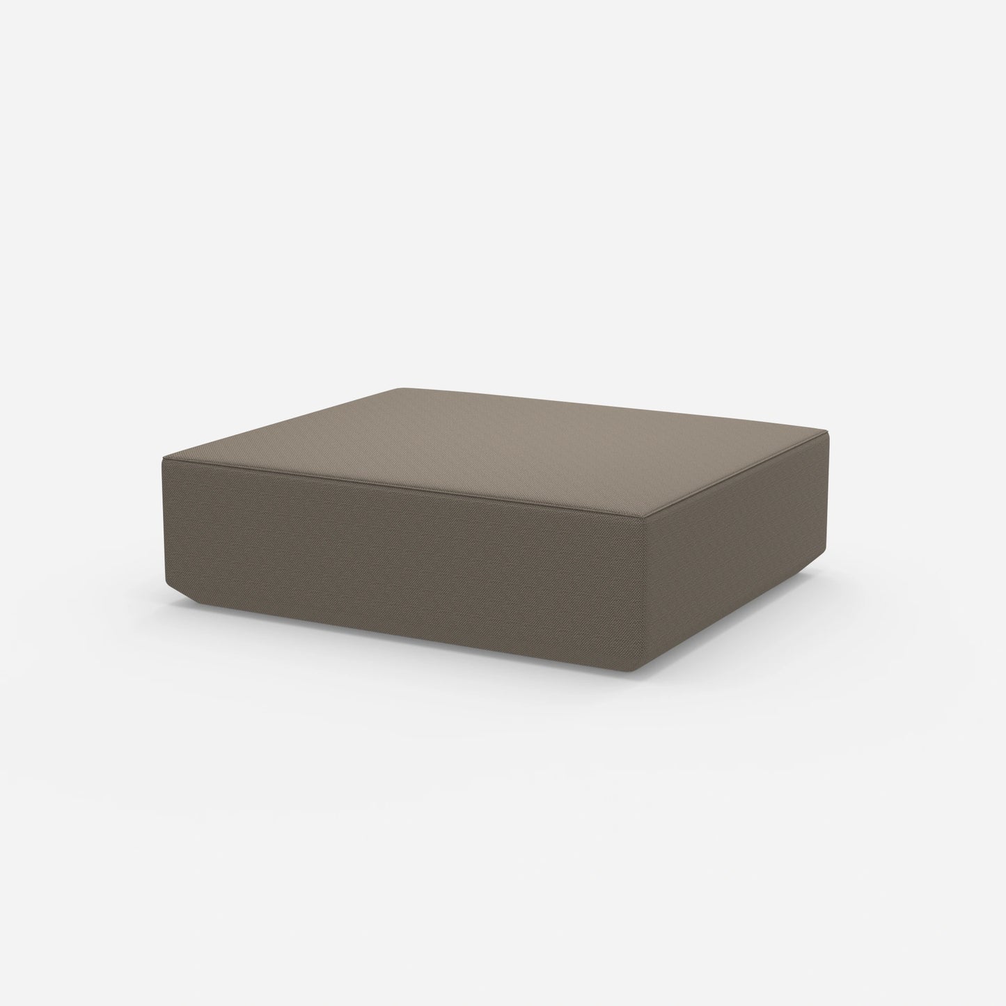 Grand pouf moderne vu de côté